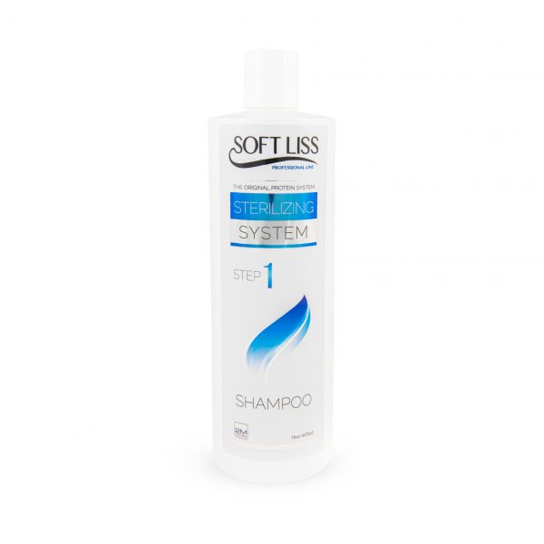 Softliss Sterilizing shampoo step 1