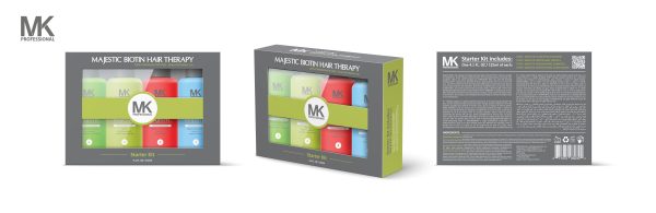 MK Majestic Biotin Hair Therapy (mini kit Step1,2,3,4) 125ml